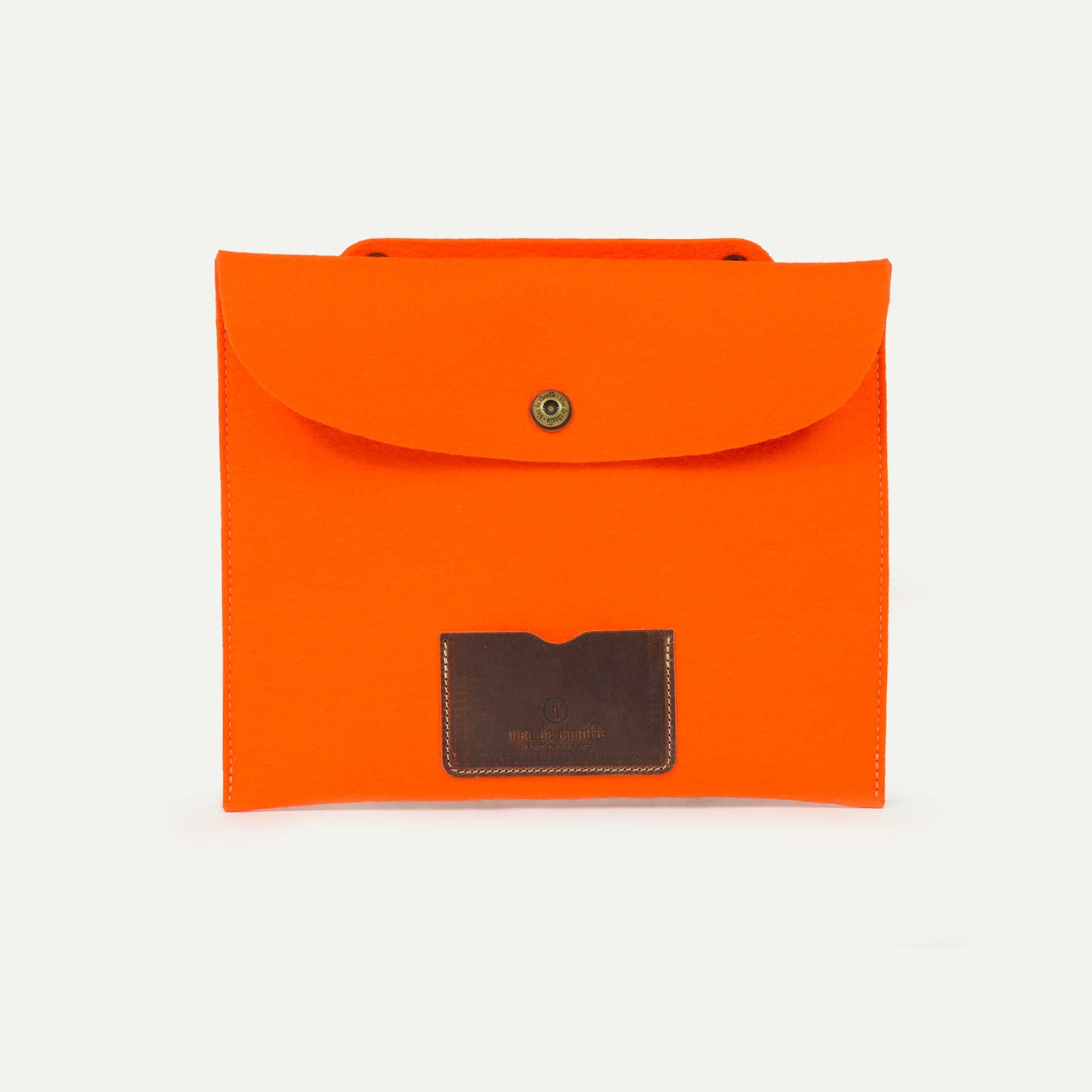 Miky iPad sleeve - Orange Felt