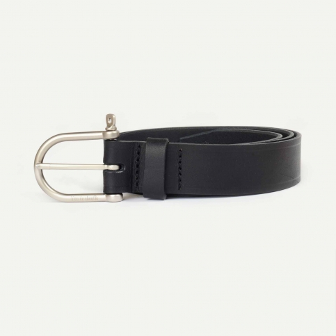 LE CEINTURIER  BRIZE Maillons - Leather belt Made In France