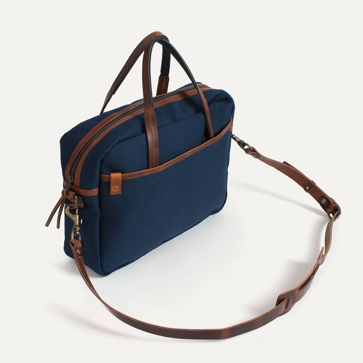 Storm London Northway Coated Canvas Laptop Bag Navy