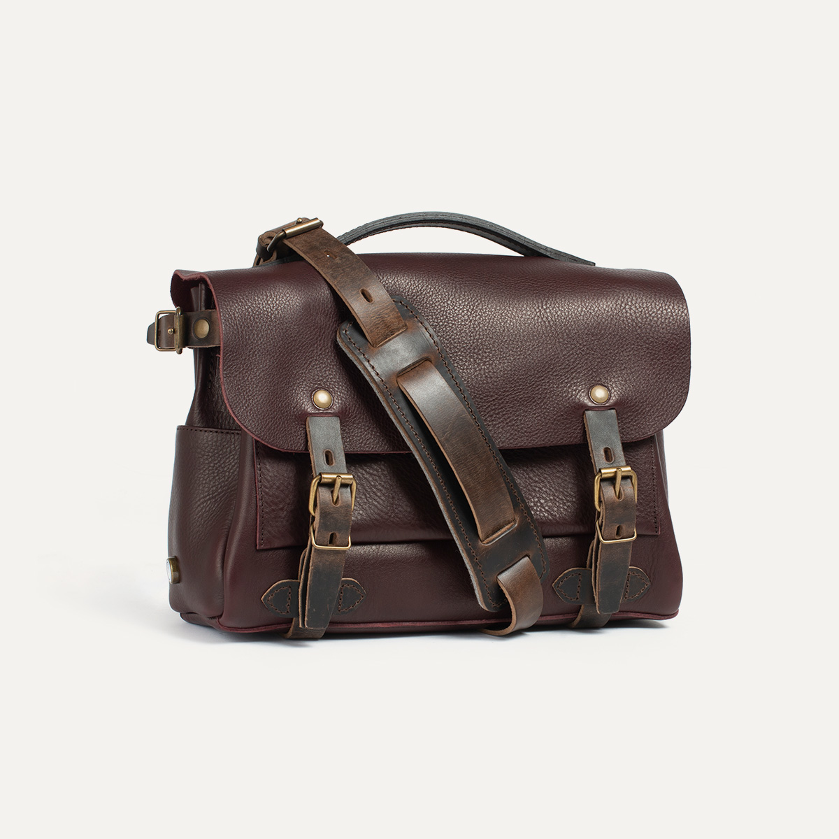 Eclair Postman bag | Leather satchel for Men and Women | Made in France ...