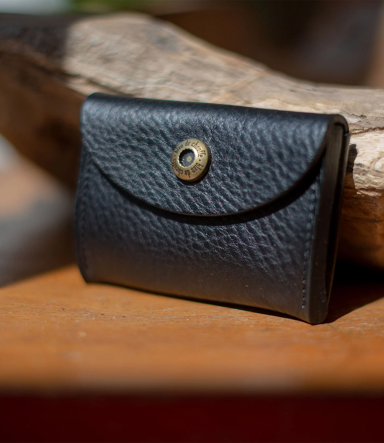 dv Thin Leather wallet with coin purse - Blue | Wallets Online